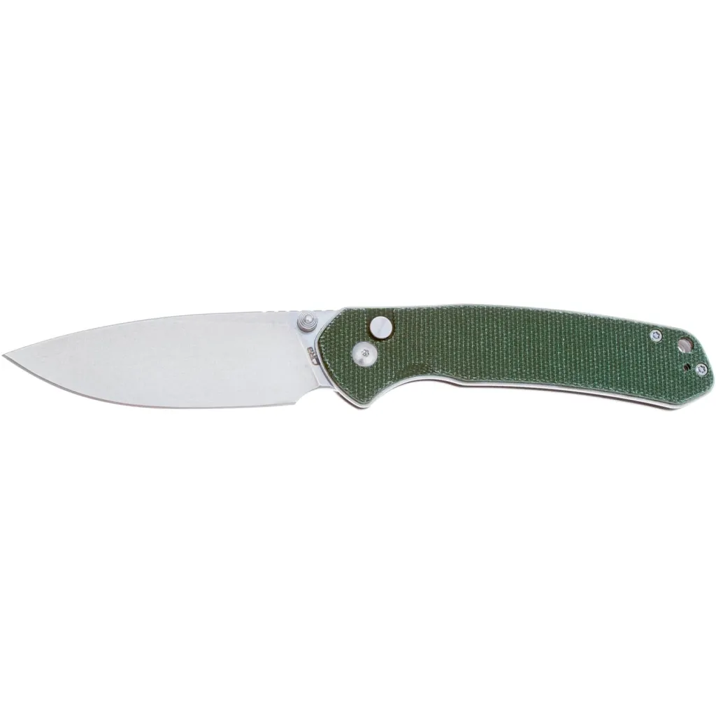  CJRB Pyrite Large Micarta OD Green (J1925L-ODG)