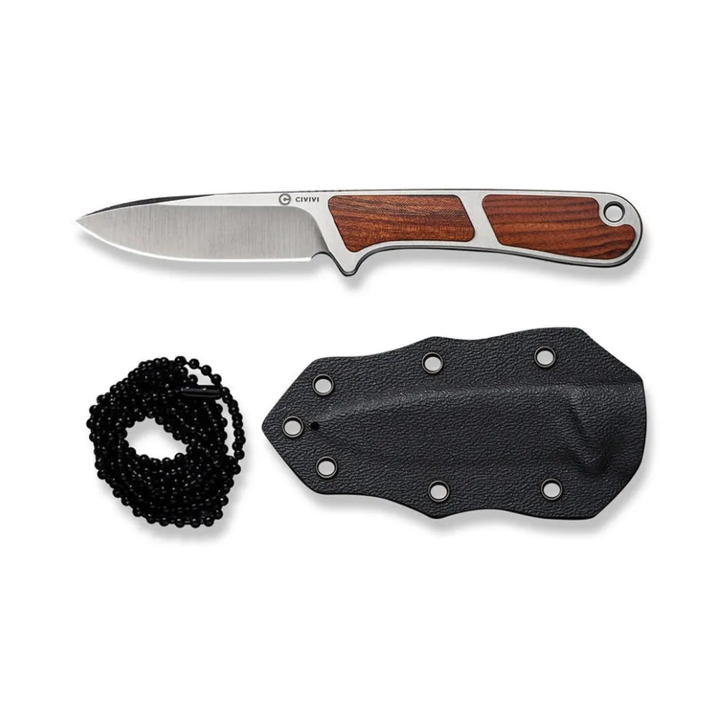  Civivi Mini Elementum Fixed Blade Wood (C23010-4)