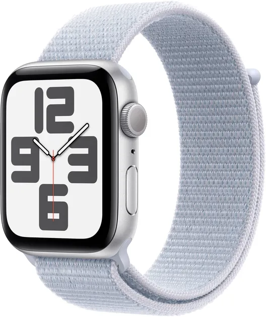 Смарт-годинник Apple Watch SE GPS 40mm Silver Aluminium Case with Blue Cloud Sport Loop (MXEE3QH/A)