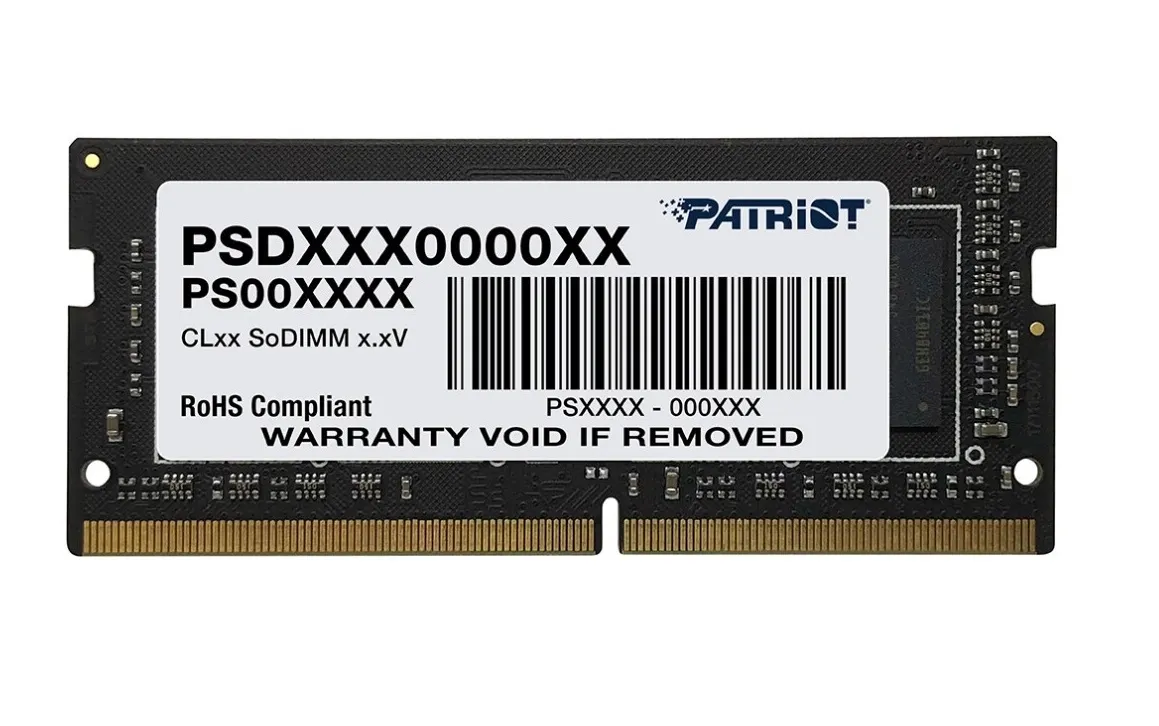 Оперативна пам'ять Patriot SO-DIMM DDR4 8GB/2666 (PSD48G26662S)