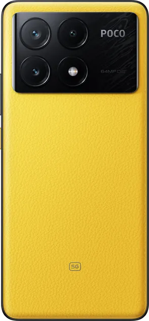 Смартфон Xiaomi Poco X6 Pro 5G 12/512GB Yellow EU