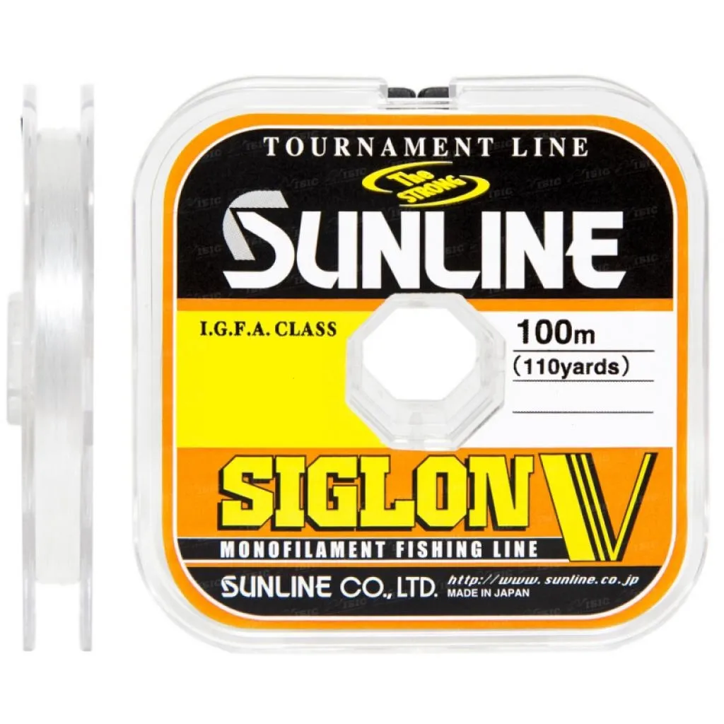 Леска, шнур Sunline Siglon V 100м #0.8/0.148мм 2кг (1658.04.97)