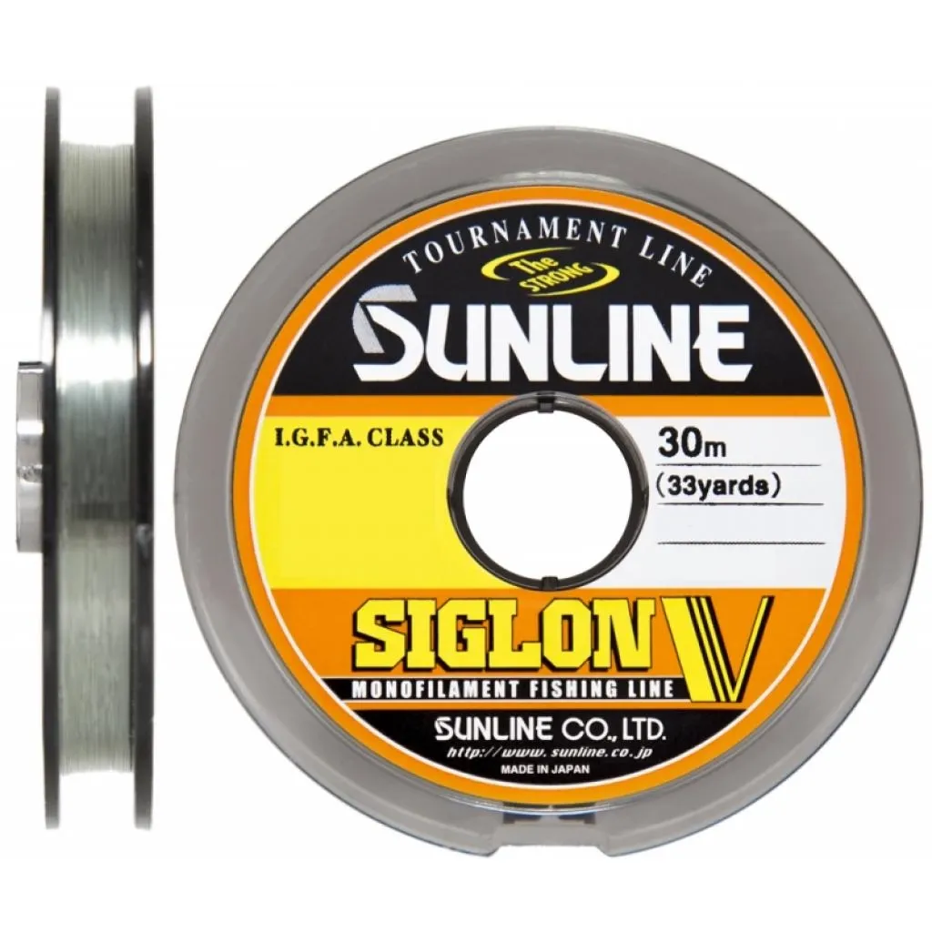 Леска, шнур Sunline Siglon V 30м #0.4/0.104мм 1кг (1658.04.87)