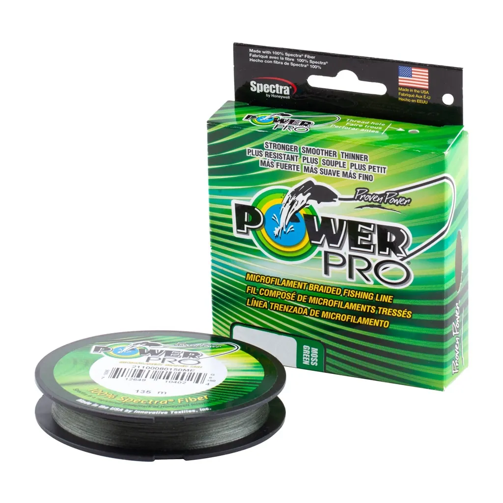 Леска, шнур Power Pro Moss Green 135m 0.06mm 6.5lb/3.0kg (2266.78.23)