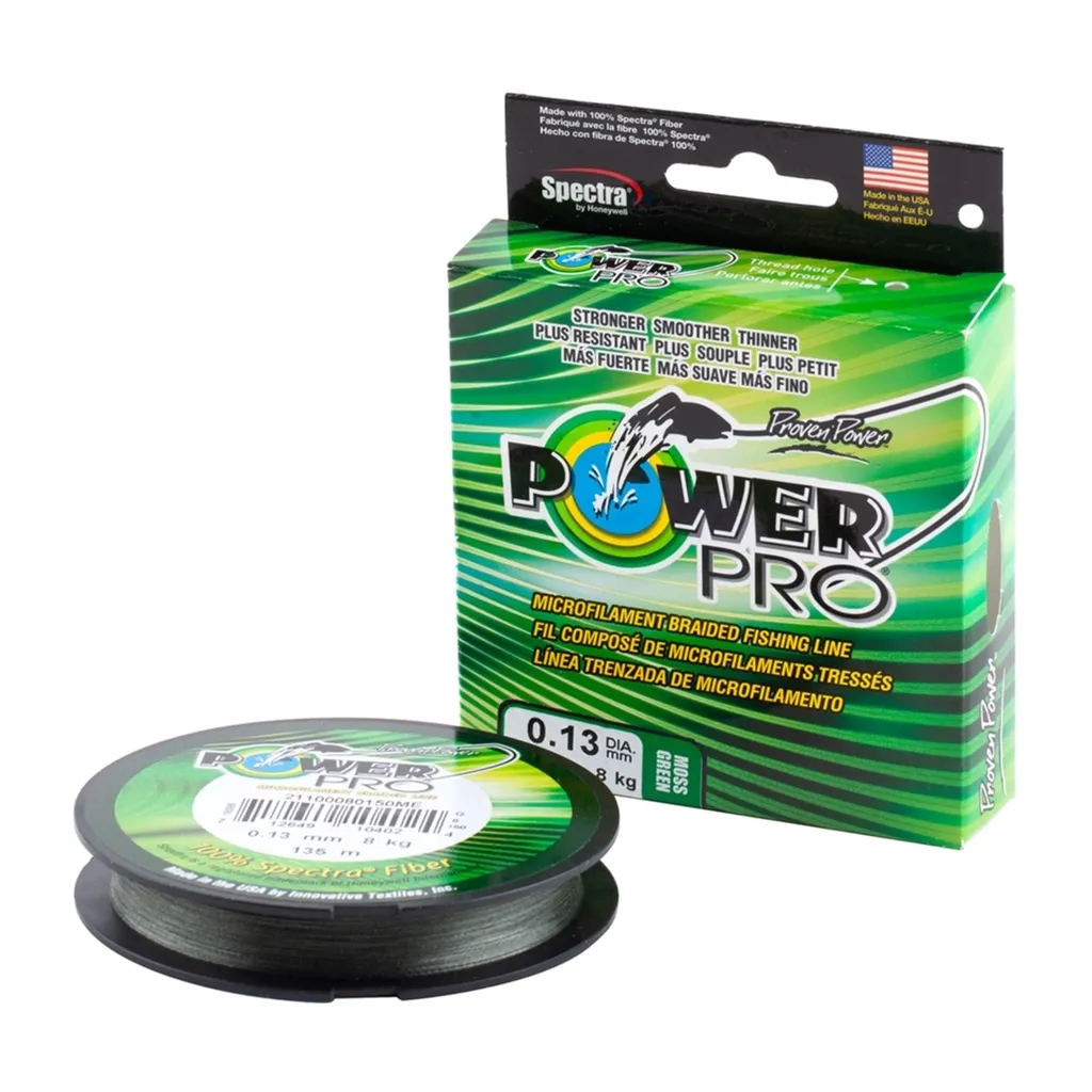 Леска, шнур Power Pro Moss Green 275m 0.08mm 9lb/4.0kg (2266.35.65)