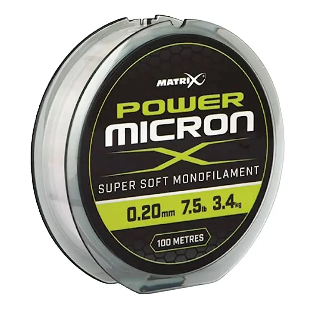 Леска, шнур Matrix Power Micron X 100m 0.10mm 2.5lb/1.1kg (1892.02.43)