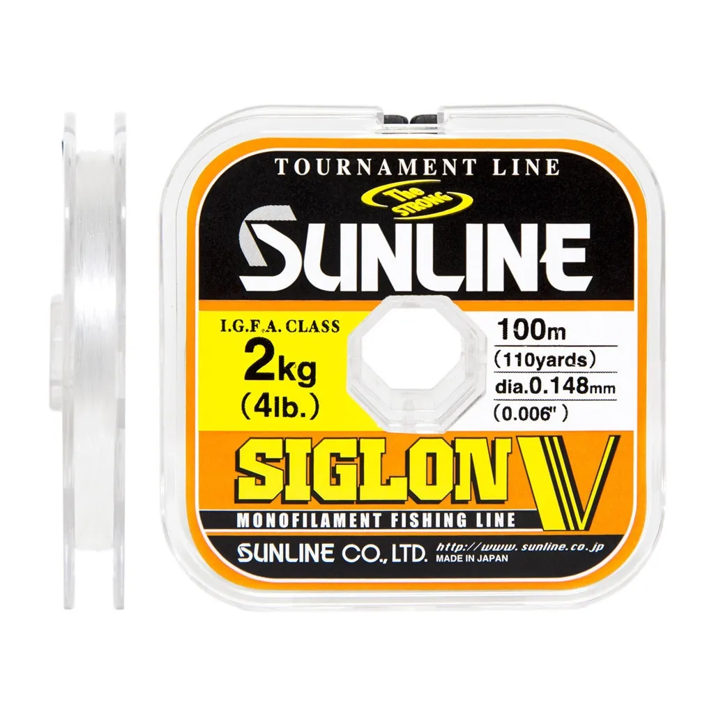 Волосінь, шнур Sunline Siglon V 100m 0.4/0.104mm 1.0kg (1658.10.75)