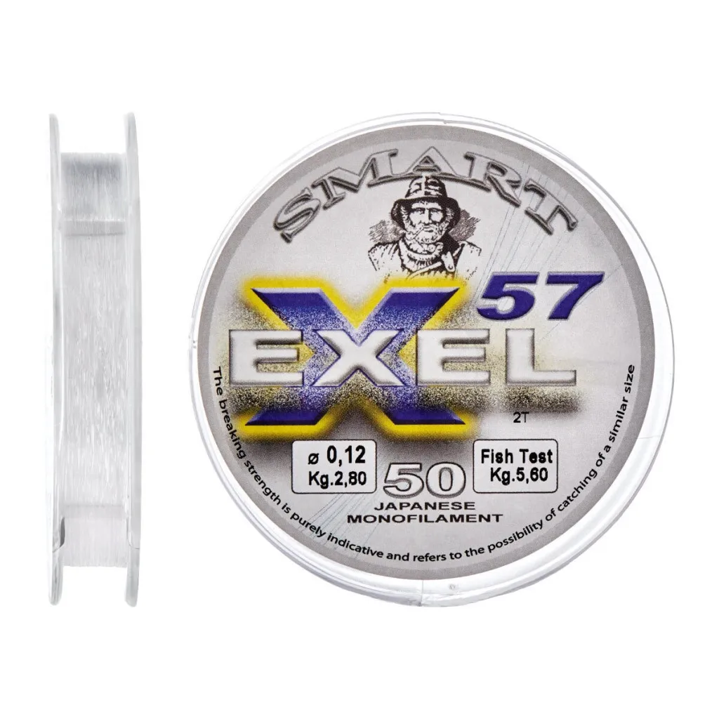 Леска, шнур Smart Exel 57 50m 0.14mm 3.0kg (1300.32.56)