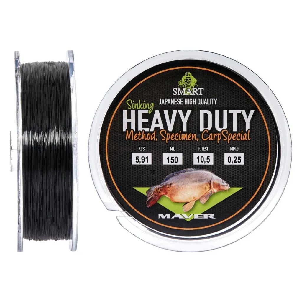 Леска, шнур Smart Heavy Duty Sinking 150m 0.16mm 2.45kg (1300.32.75)