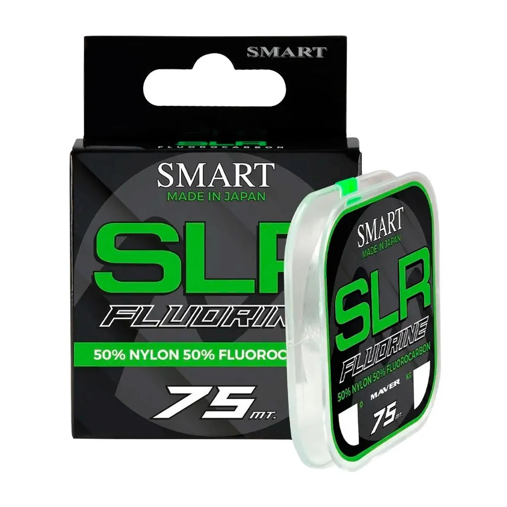 Волосінь, шнур Smart SLR Fluorine 75m 0.09mm 1.2kg (1300.36.37)