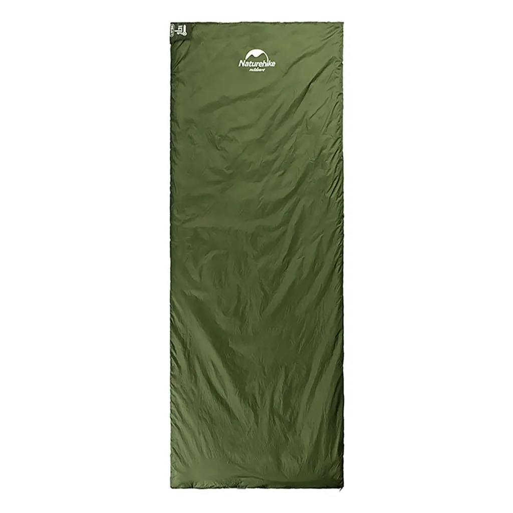 Спальный мешок Naturehike сверхлегкий LW180 NH21MSD04 правый (15°C) pp X темно-зеленый (6927595786956-R)