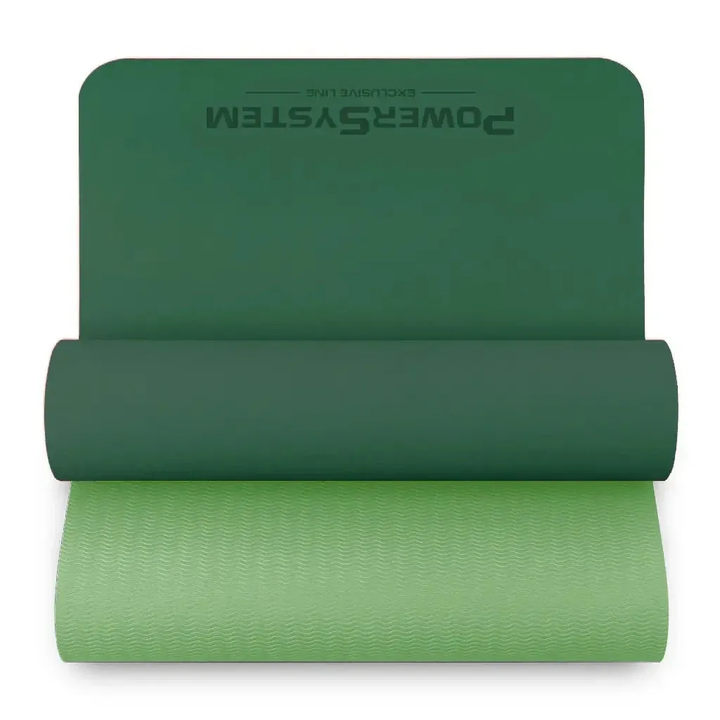 Коврик для йоги Power System PS-4060 TPE Yoga Mat Premium 183 х 61 х 0.6 см Green (4060GN-0)