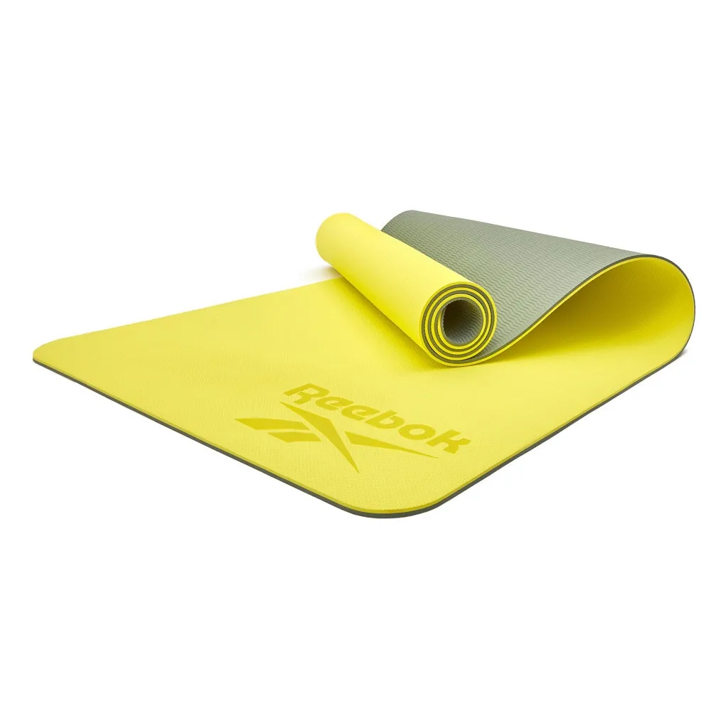 Коврик для йоги Reebok Double Sided Yoga Mat зеленый RAYG-11042GR (885652020831)