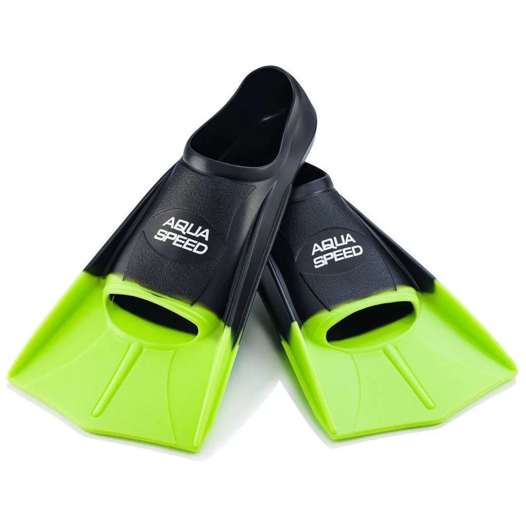 Ласти Aqua Speed Training Fins 137-38 5629 чорний, зелений 31-32 (5908217656292)