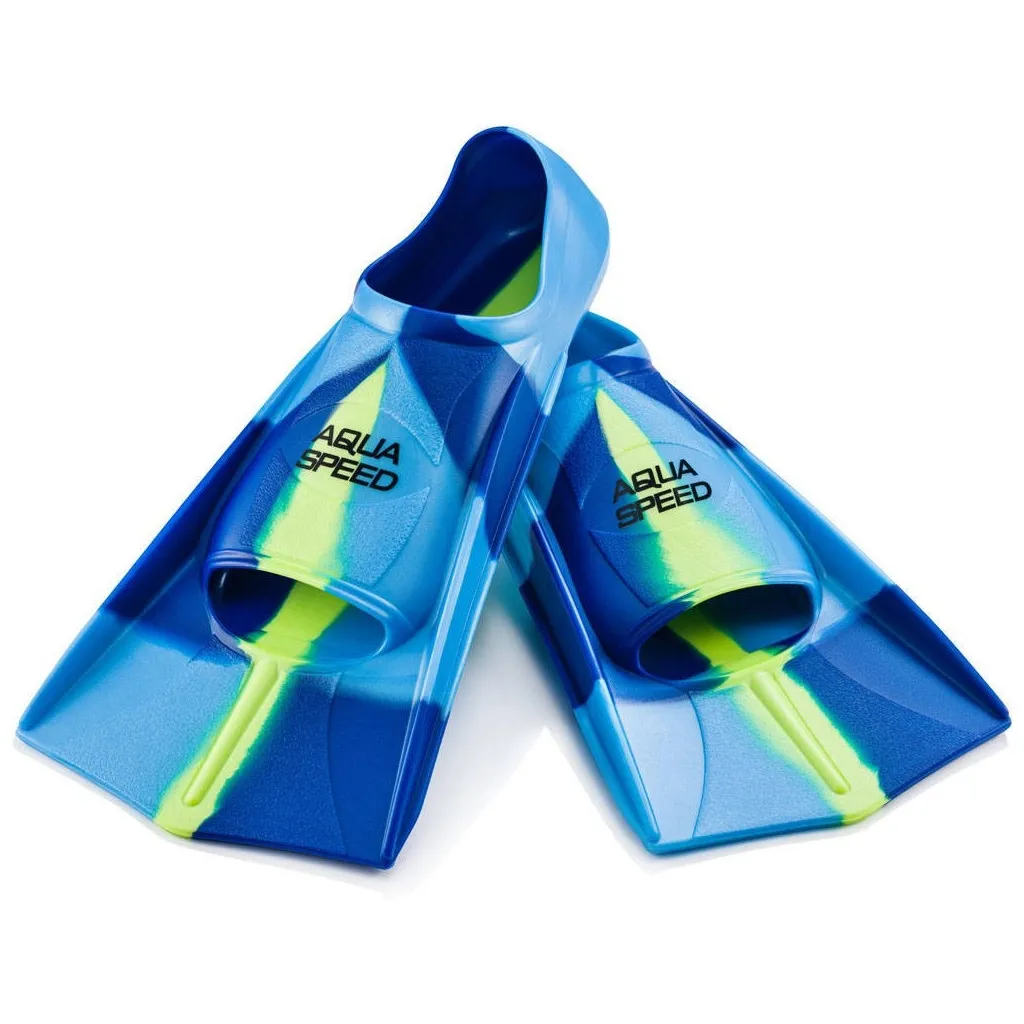 Ласти Aqua Speed Training Fins 137-82 7941 синій, блакитний, жовтий 35-36 (5908217679413)