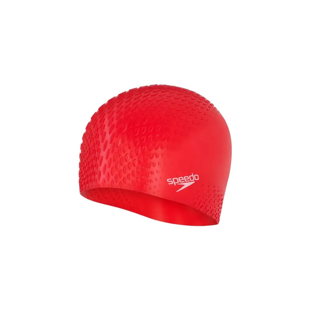 Шапка для плавання Шапка Speedo Bubble Active + Cap Au червоний 8-139546446 OSFM (5053744739908)