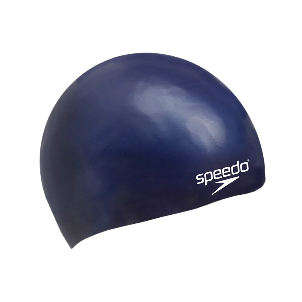 Шапка для плавания Speedo Moulded Silc Cap JU темно-синий 8-709900011 OSFM (5014991588398)