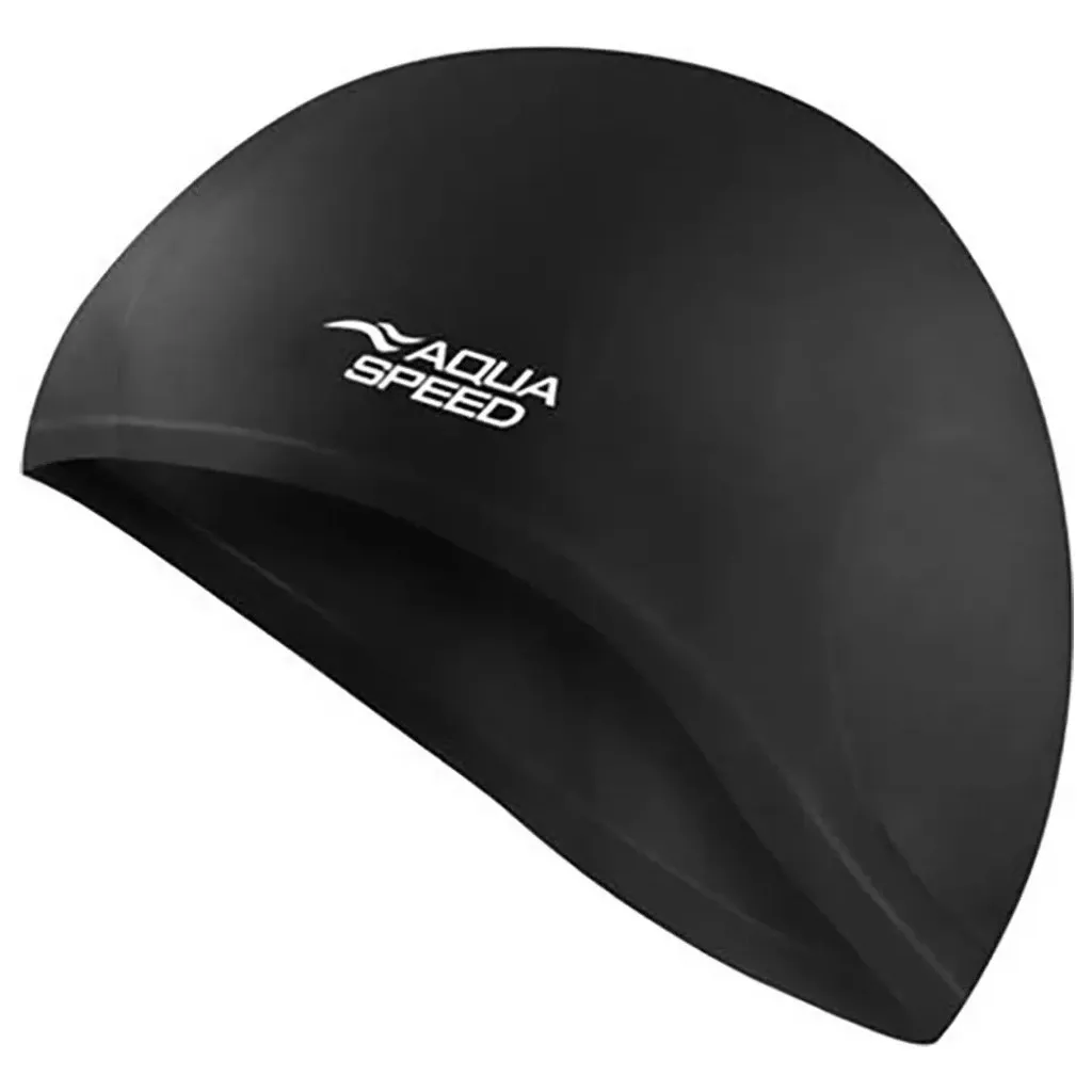 Шапка для плавания Aqua Speed Ear Cap 5873 128-07 черный Уни OSFM (5908217658739)