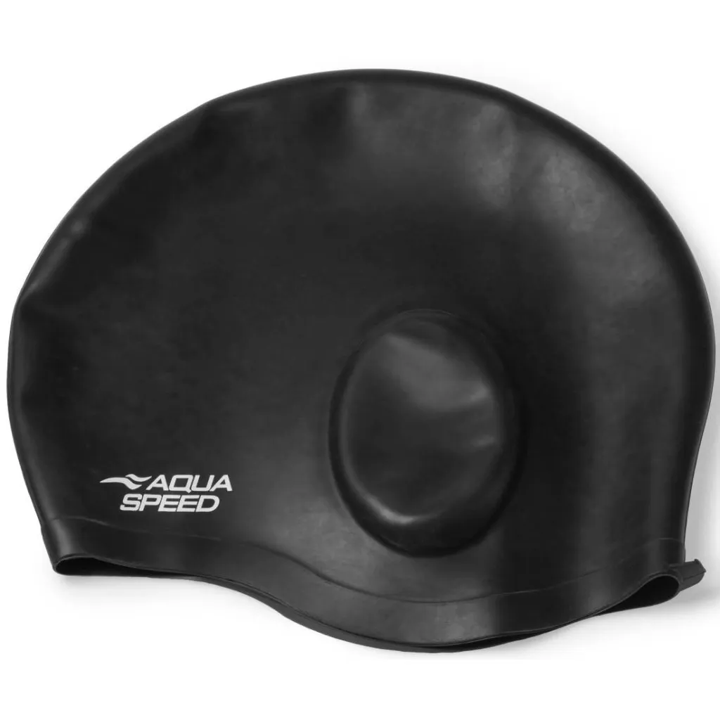 Шапка для плавання Шапка Aqua Speed Ear Cap Comfort 9894 289-07 чорний OSFM (5908217698940)