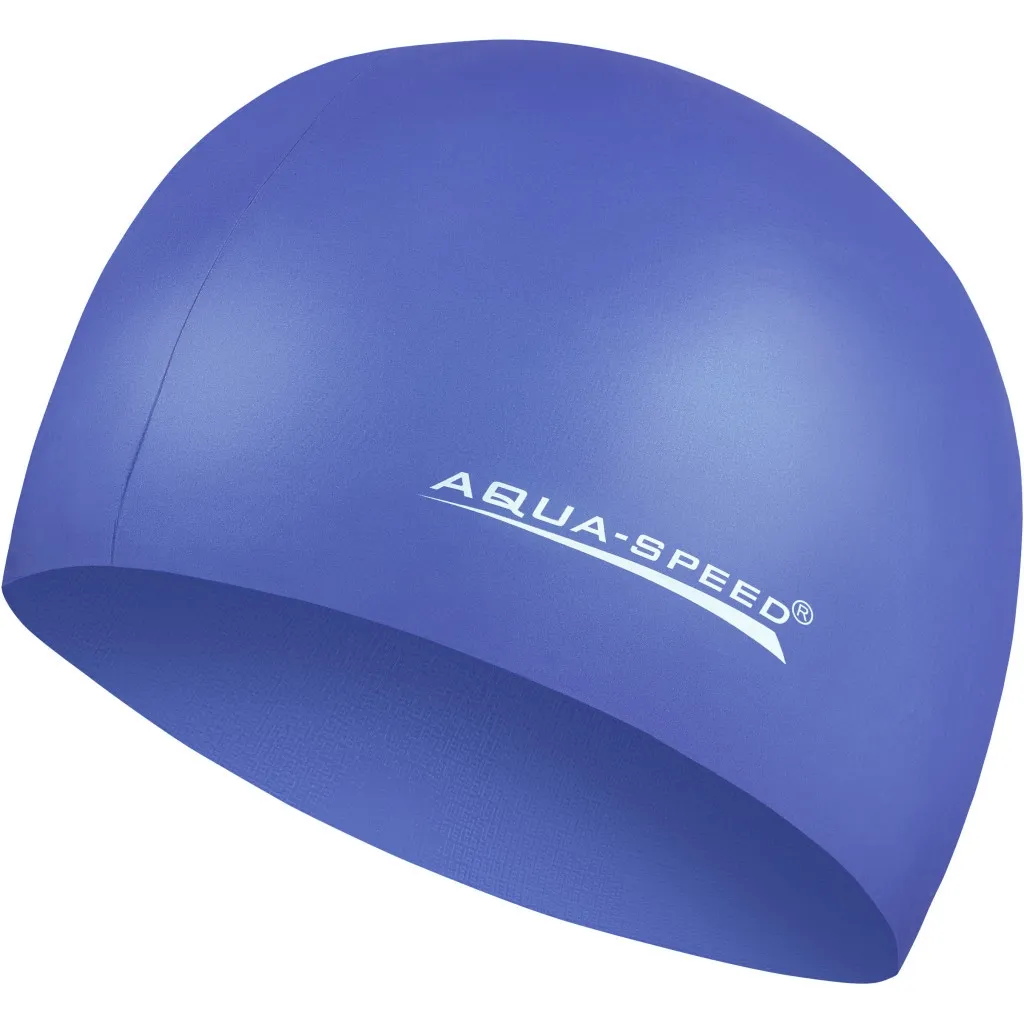 Шапка для плавания Aqua Speed Mega 100-17 синий Уни OSFM (5908217635495)