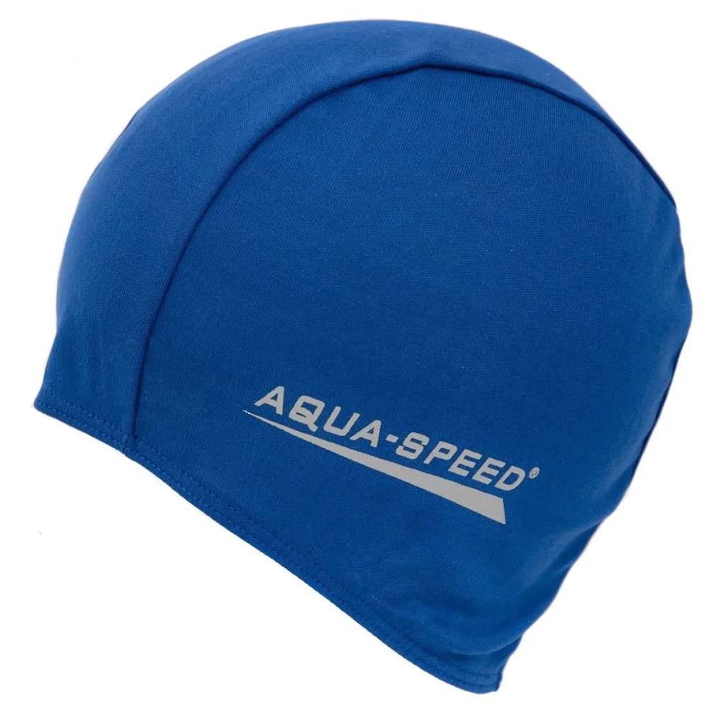 Шапка для плавання Шапка Aqua Speed Polyester Cap 091-02 6454 синій, сірий Уні OSFM (5908217664549)