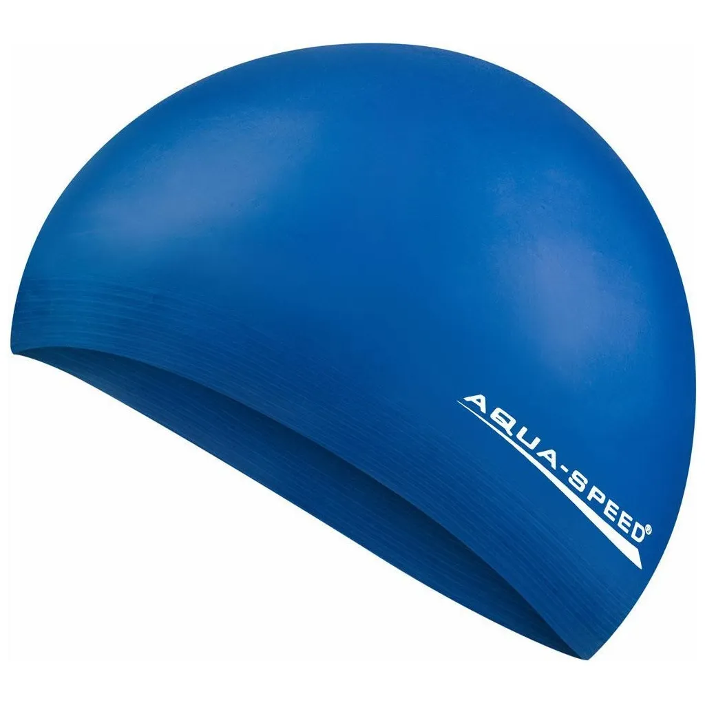 Шапка для плавания Aqua Speed Soft Latex 122-02 5725 темно-синий Уни OSFM (5908217657251)