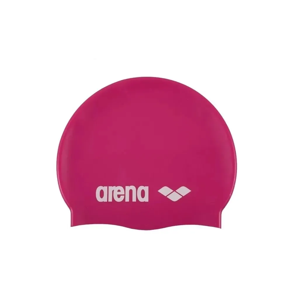 Шапка для плавання Шапка Arena Classic Silicone JR 91670-091 фуксія Діт OSFM (3468333887748)