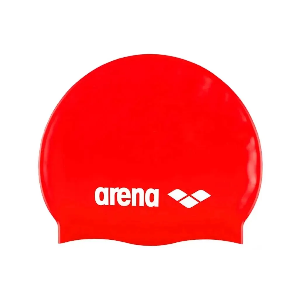 Шапка для плавання Шапка Arena Classic Silicone 91662-044 червоний Уні OSFM (3468335686042)