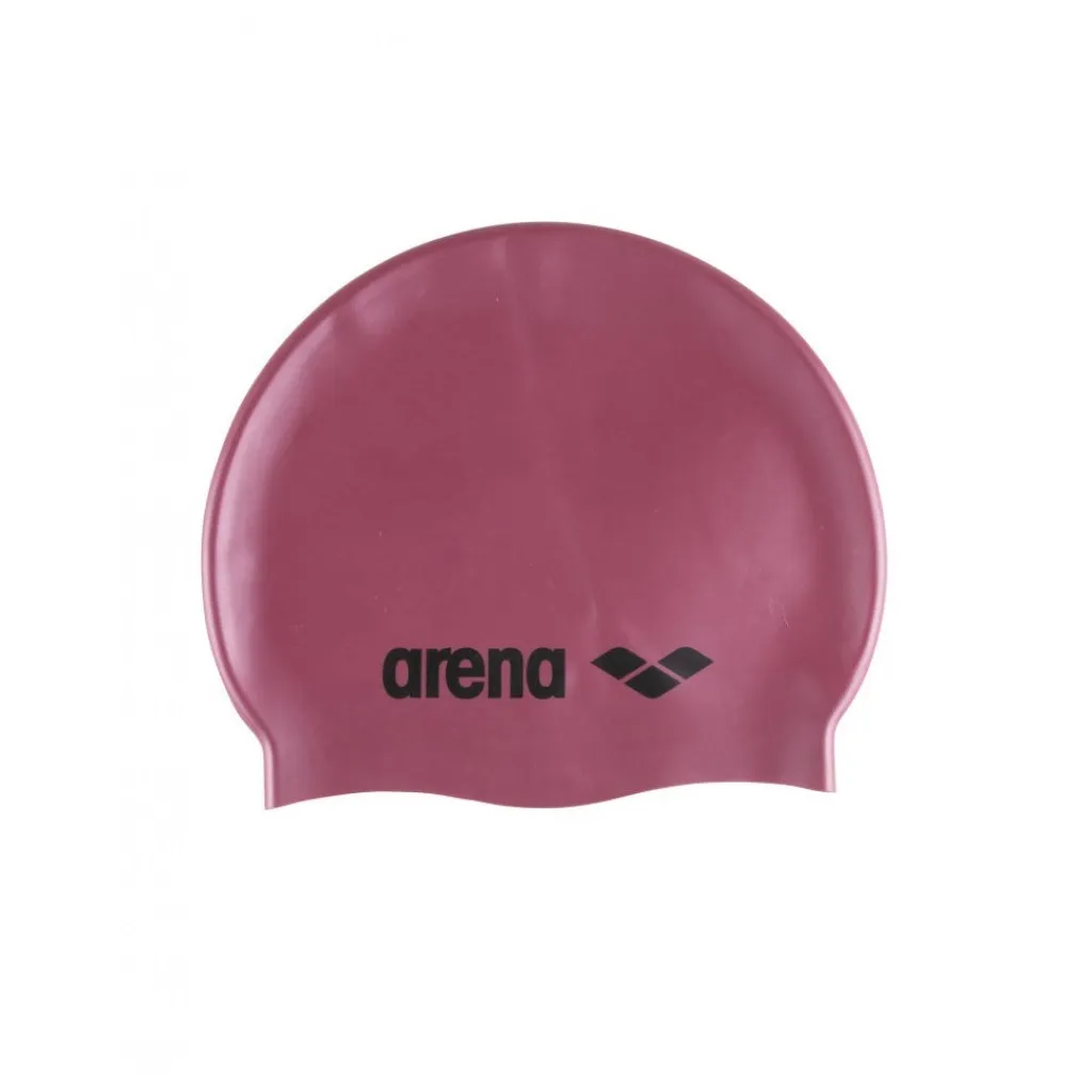 Шапка для плавания Arena Classic Silicone 91662-108 красный, черный Уни OSFM (3468337331384)