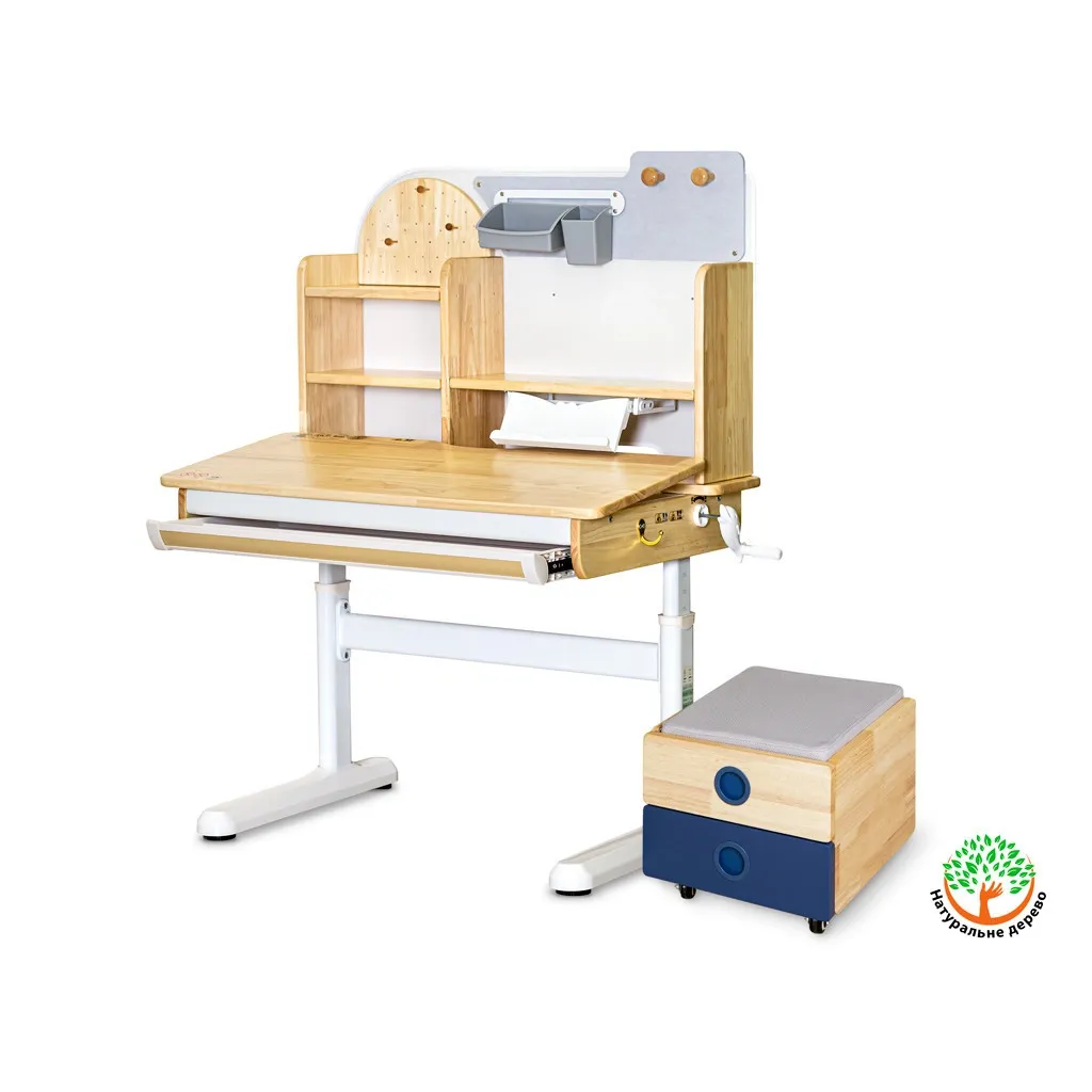  Mealux (S) Timberdesk S (парта+тумба) (BD-685 Wood S+ тумба BD 920 BL)