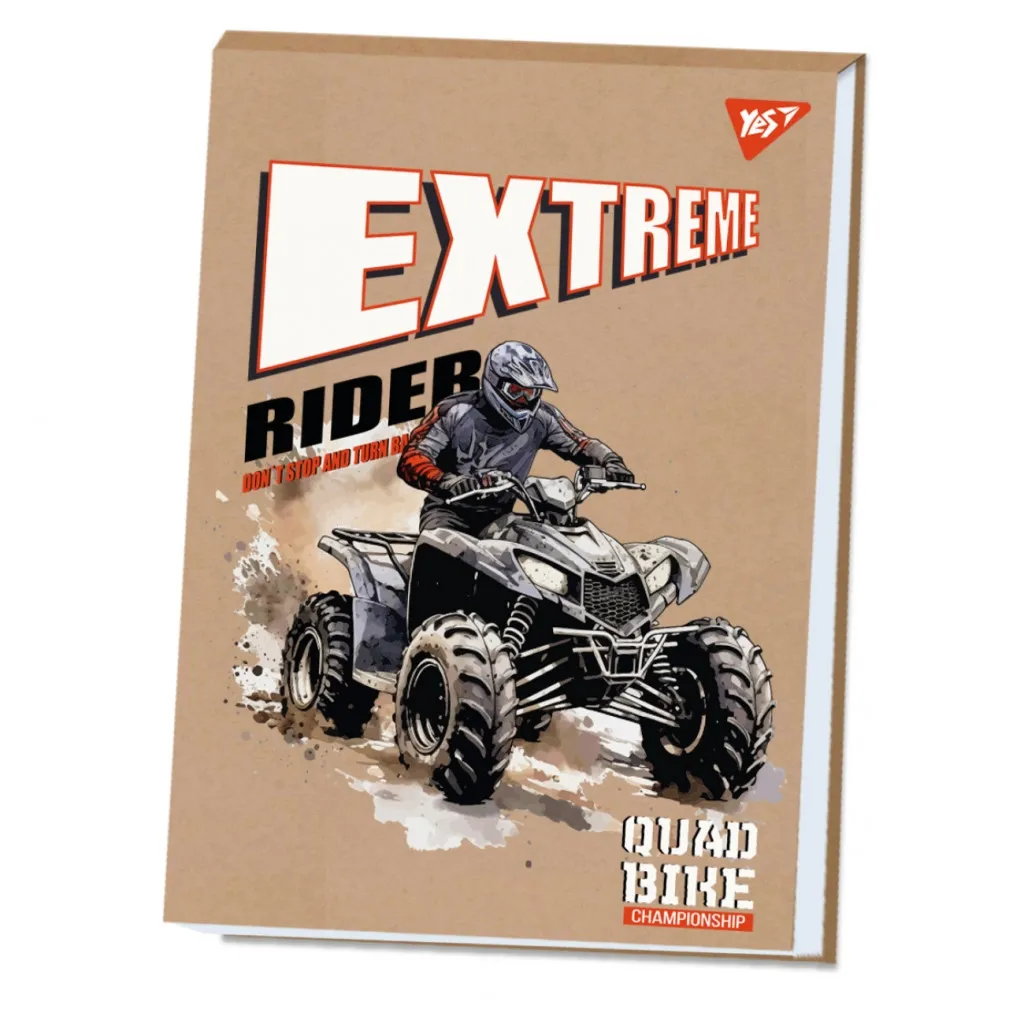  Yes А4 20 листов клееный белила «Extreme rider» крафт (130576)