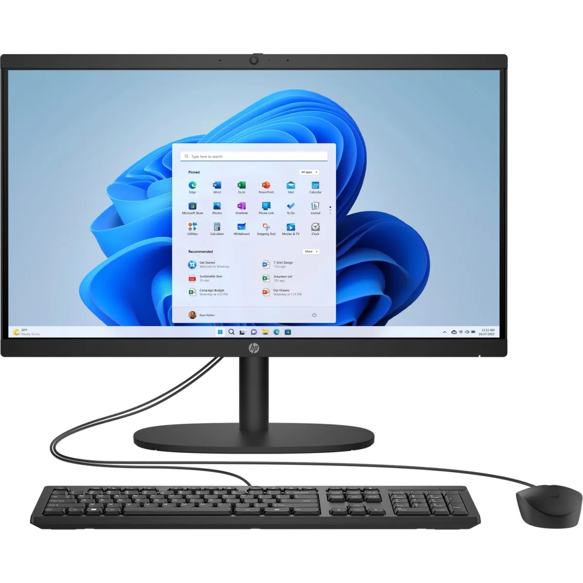 Моноблок HP All-in-One Desktop 22-dg0001ua (AE0P2EA)