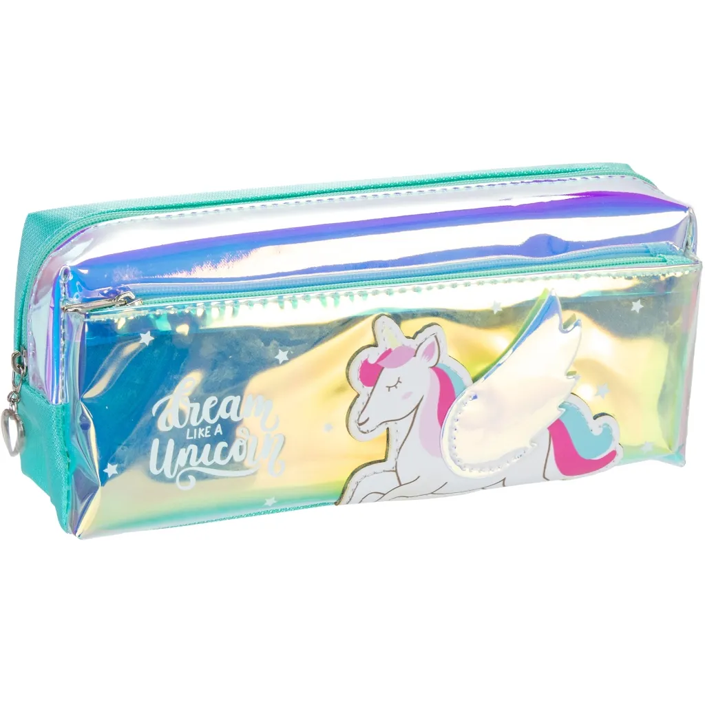  Cool For School голографічний 2 відділення Dream like a Unicorn блакитний (CF86958)