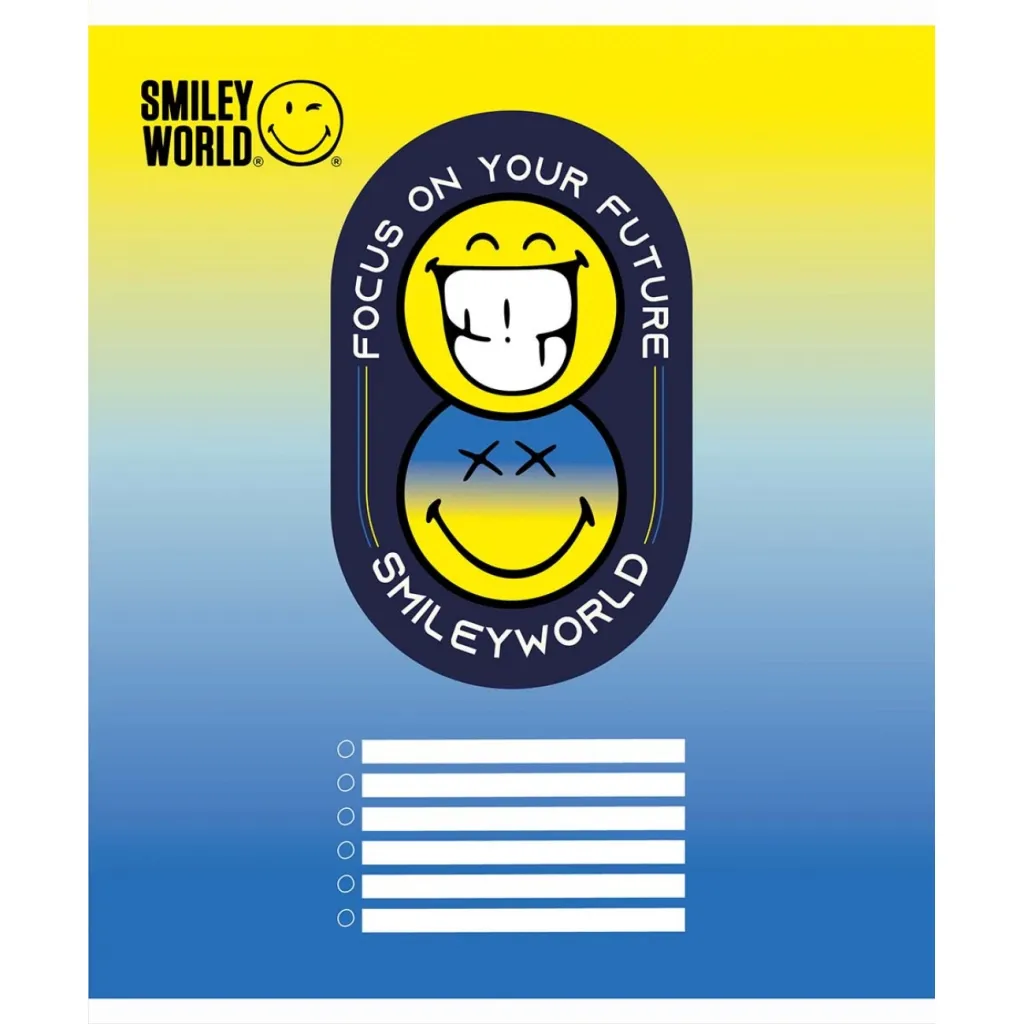 Зошит Yes Smiley world 12 аркушів лінія (766295)