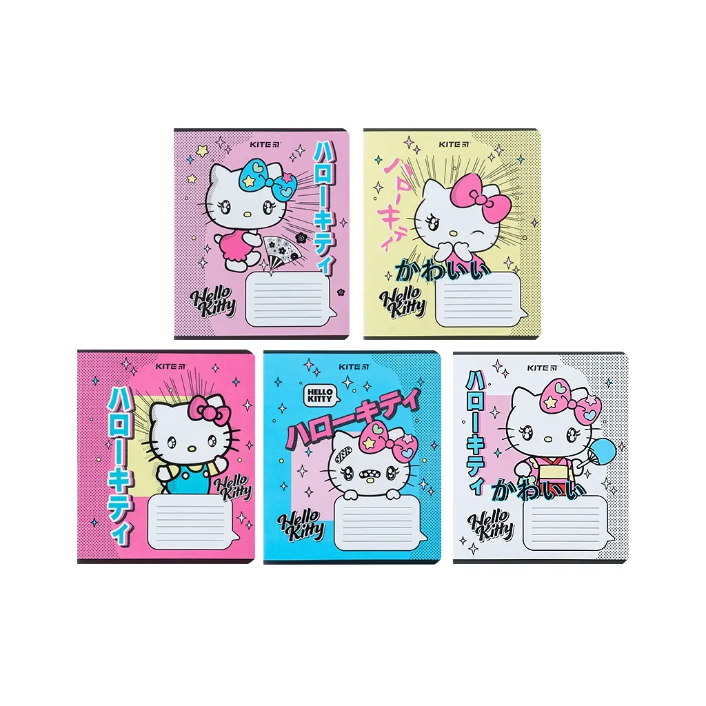 Зошит Kite Hello Kitty 12 аркушів, клітинка (HK24-232-1)