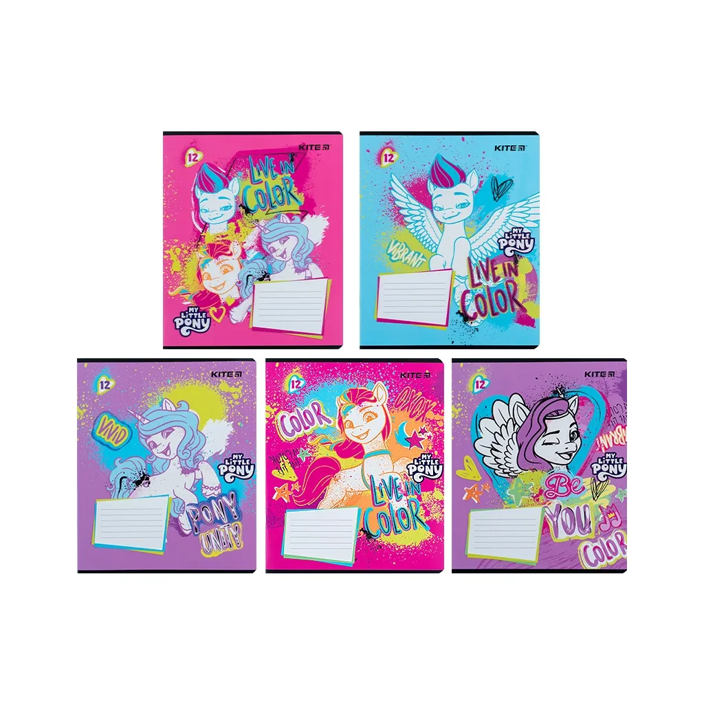 Тетрадь Kite My Little Pony 12 листов, линия (LP24-234)