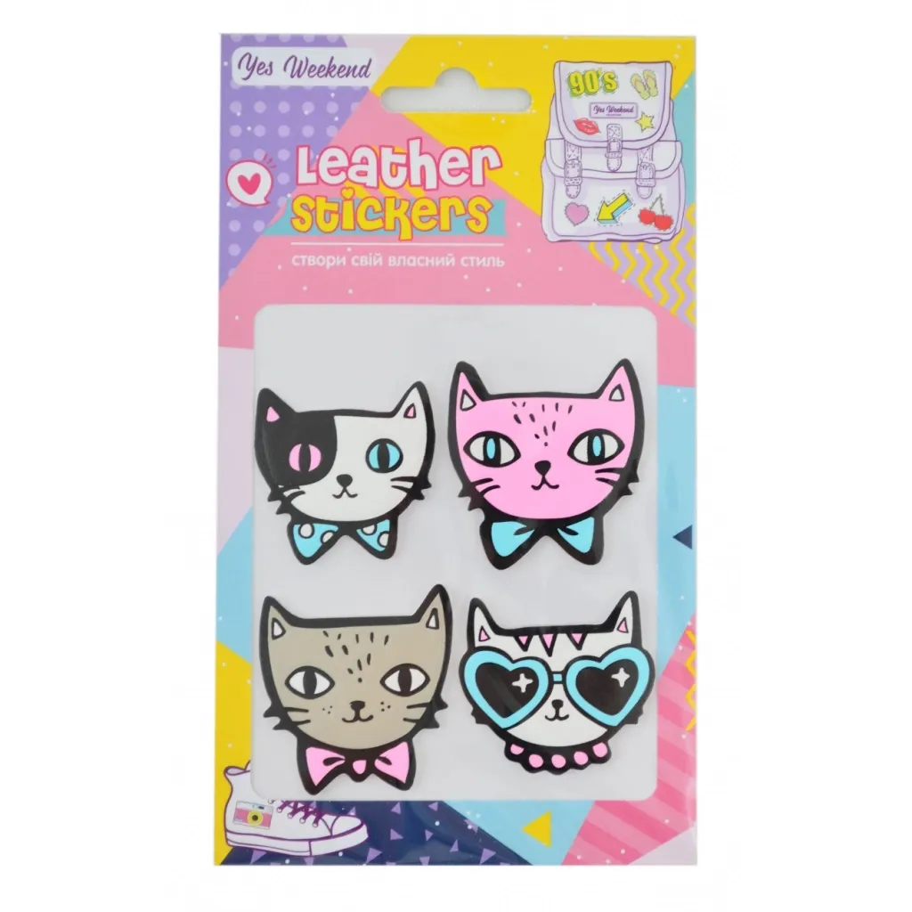 Стікер-наклейка Yes Leather stikers "Cats" (531618)