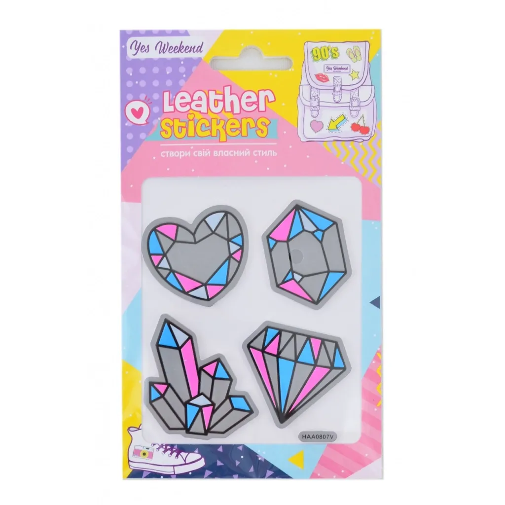 Стікер-наклейка Yes Leather stikers "Crystals" (531630)