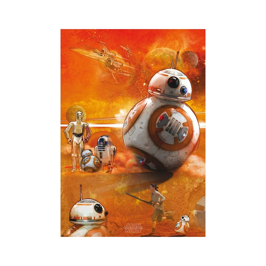 Стикер-наклейка ABYstyle Постер Star Wars "BB8" 98x68 см (ABYDCO331)