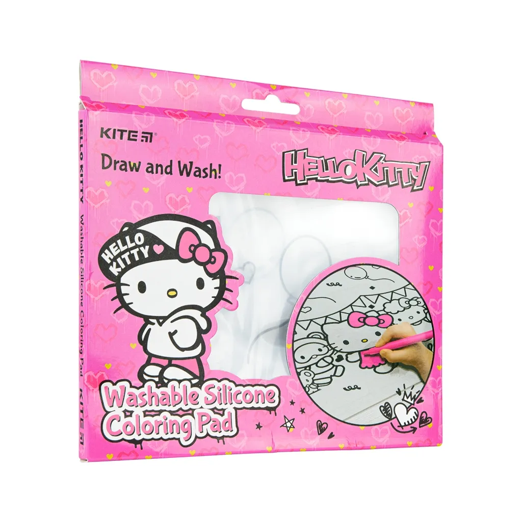 Підкладка настільна Kite силіконова розмальовка Hello Kitty, 30х40см (HK22-424)