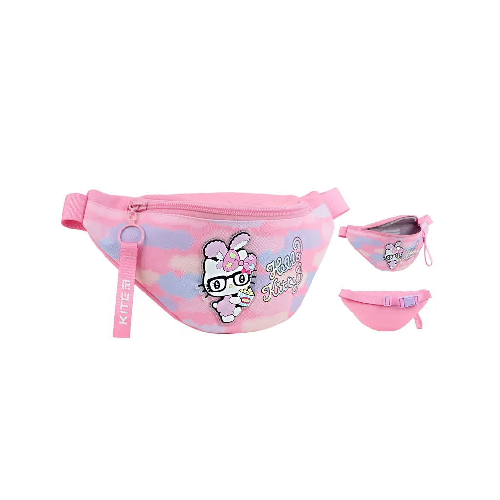 Сумка-бананка Kite Hello Kitty Розовая (HK24-2577)