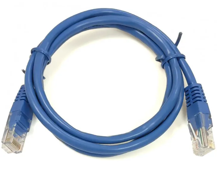 Патч-корд Kingda UTP Cat.5e 0.5m Blue (PAUT3050-CU-BL)