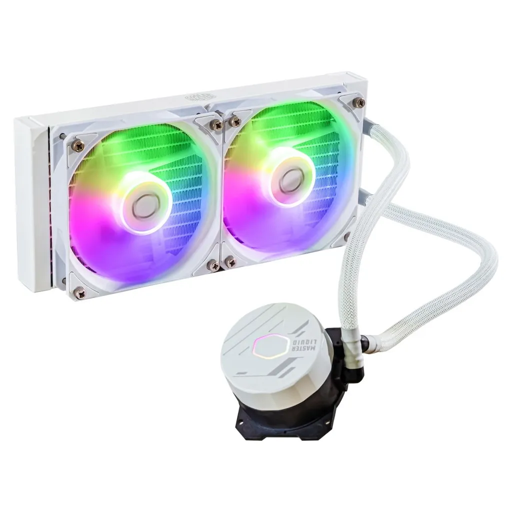  CoolerMaster MasterLiquid 240L Core ARGB White (MLW-D24M-A18PZ-RW)