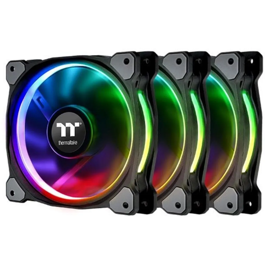  ThermalTake Riing Plus 12 RGB Radiator Fan TT Premium Edition (3-Fan Pa (CL-F053-PL12SW-A)