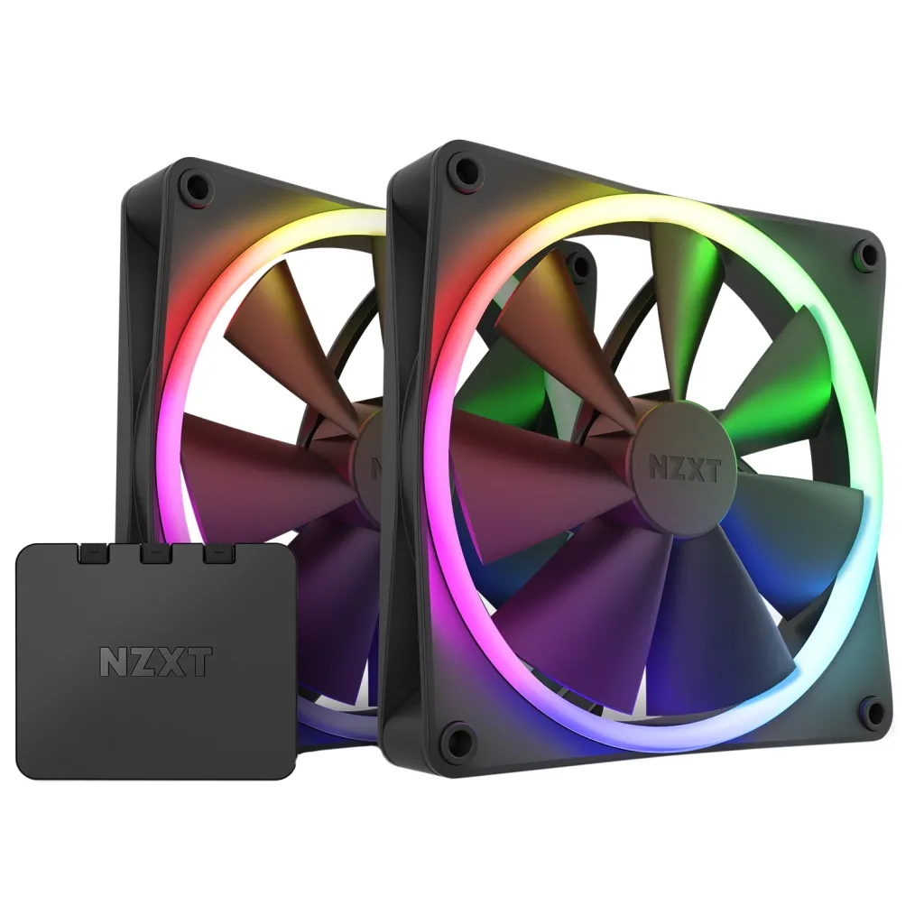  NZXT F140RGB Twin (Black) (RF-R14DF-B1)