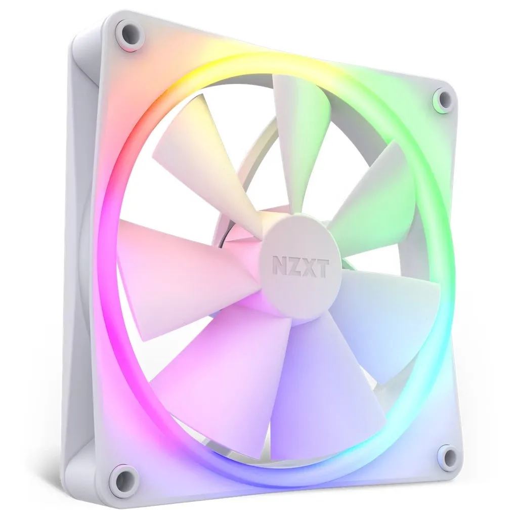  NZXT F140RGB - 140mm RGB Fans - Single (White (RF-R14SF-W1)