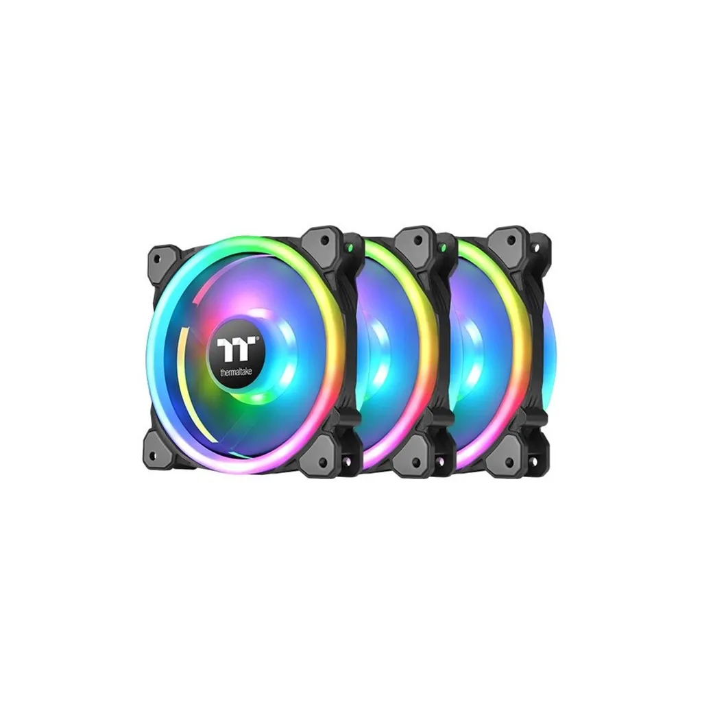  ThermalTake Riing Trio 12 RGB Radiator Fan TT Premium Edition (3-Fan Pack) (CL-F072-PL12SW-A)