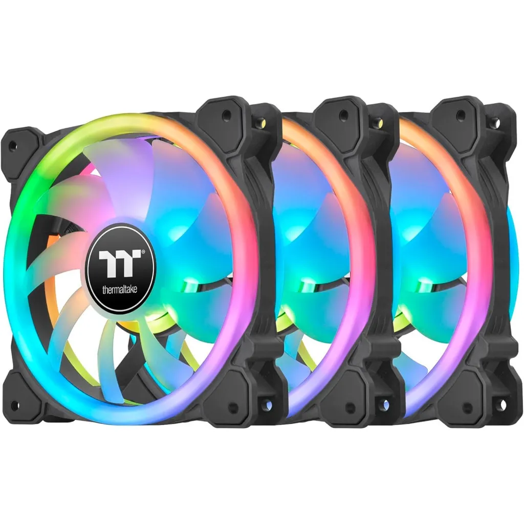  ThermalTake SWAFAN 14 RGB Radiator Fan TT Premium Edition 3 Pack/Fan/14025 (CL-F138-PL14SW-A)