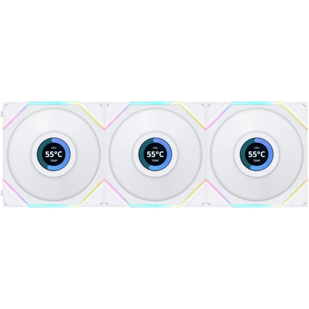  Lian Li TLLCD 120-3, White Cooler (G99.12TLLCD3W.00)