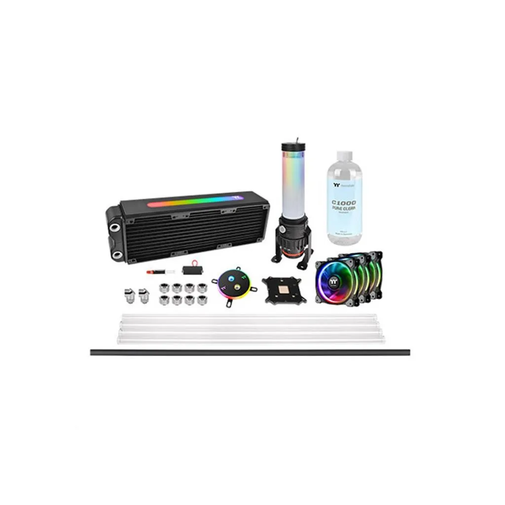 Набор для сборки CРO ThermalTake Pacific M360 Plus D5 Hard Tube Water Cooling Kit (CL-W218-CU00SW-A)